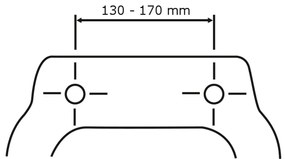 Záchodová doska 37 x 42,5 cm Bamboo – Wenko