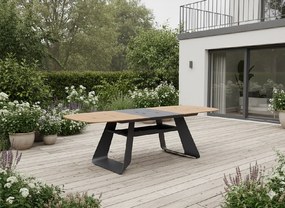 CH Záhradný rozkladací hliníkový stôl Thompson 180/240