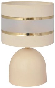 Helam Stolná lampa HELEN 1xE27/60W/230V krémová/zlatá HE1268