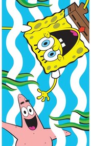 TipTrade Bavlnený froté uterák 30x50 cm - Sponge Bob Fun in the sea
