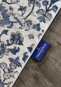 Villeroy & Boch, Kusový koberec Villeroy & Boch 106120 Cream, Blue, 200x280, modrá, obývacia izba