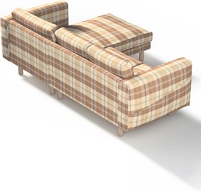 Poťah na sedačku Norsborg s ležadlom - 3 os. farba produktu béžová látka zapletaná, vzorované