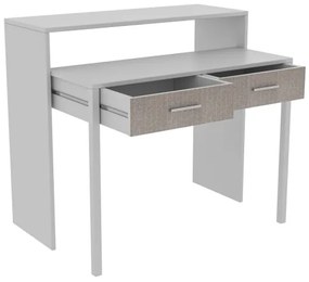 Pracovný stôl 88x99 cm biela/béžová