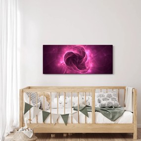 Obraz modernej ružovej abstrakcie (120x50 cm)