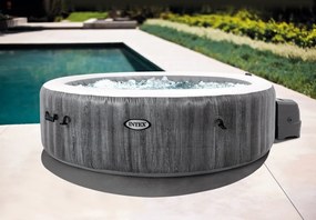 Intex | Vírivý bazén Pure Spa - Bubble Greywood Deluxe AP 6 + výhodný set príslušenstva | 19900146