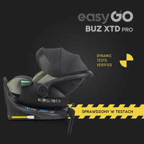 Súprava autosedačky EasyGo Buz Xtd Pro a Buz Pro Body 2 v 1 Greener