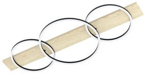 Eglo 901717 - LED Stropné svietidlo BOYAL 3xLED/12W/230V 3000K béžová/čierna
