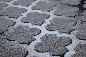 Berfin Dywany, Protišmykový behúň na mieru Zel 1017 Silver (Grey), šíre 120 cm, šedá, chodba / predsieň