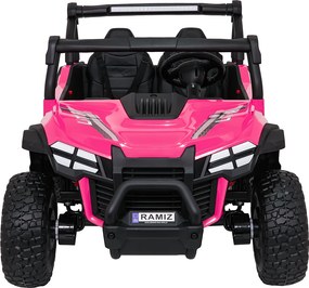 Ramiz Elektrická bugina Gravity pre deti ružová + pohon 4x4 + diaľkové ovládanie