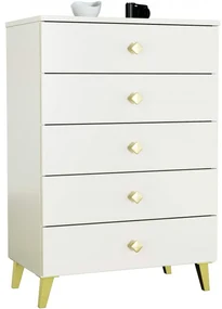 Komoda MOBI K-05 kašmír / zlatá