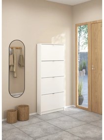 Biela výklopná skrinka na topánky Shoes – Tvilum