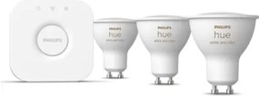Základná sada Philips Hue WACA 3xGU10/4,2W/230V 2200-6500K + Hue Bridge