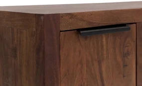 furniture-nabytek.cz - Masívna umývadlová skrinka Sydney z akácie, lakovaná, hnedá – 105×45×74 cm