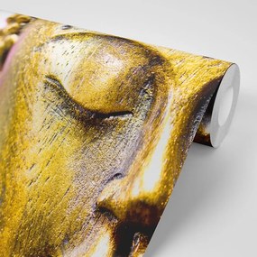 Tapeta zlatá tvár Budhu - 450x300