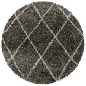 Ayyildiz koberce Kusový koberec Alvor Shaggy 3401 taupe kruh - 120x120 (priemer) kruh cm