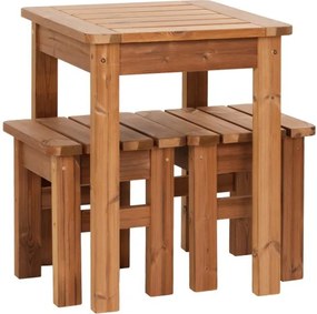 Drevená záhradná zostava PROWOOD z ThermoWood - SET S4 - Samostatný set