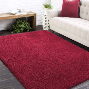 Štýlový koberec v červenej farbe Šírka: 60 cm | Dĺžka: 100 cm