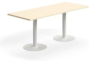 Stôl VERTICUS, 1800x700x720 mm, breza/biela