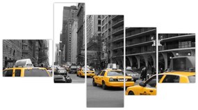 Žlté taxi - obraz