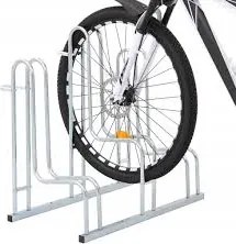 vidaXL Stojan na 3 bicykle podlahový voľne stojaci pozinkovaná oceľ