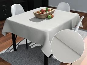 Biante Dekoračný štvorcový obrus BKU-101 Svetlo sivý 90x90 cm