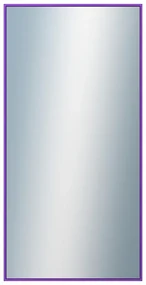 DANTIK - Zrkadlo v rámu, rozmer s rámom 50x100 cm z lišty Hliník modrá m. (7002242)