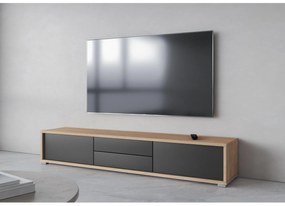 TV stolík Fiora 39 (dub olejovaný + antracit). Vlastná spoľahlivá doprava až k Vám domov. 1066463