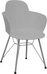 MI Stolička EMMA sivá