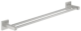 GROHE 41104DC0 - Dvojitý držiak na uteráky QUICKFIX START CUBE 654 mm nerezová oceľ