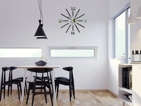 Nástenné hodiny Glamour Sheen čierne