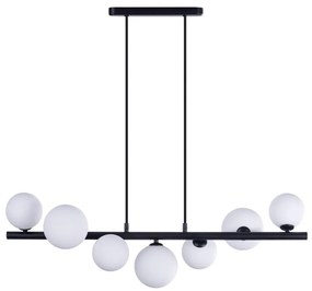 Azzardo AZ4406 - Luster na lanku SYBILLA 7xG9/25W/230V čierna