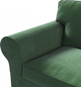 Poťah na sedačku Ektorp (nerozkladá sa, pre 3 osoby) farba produktu zelená látka lesklá, zamatová