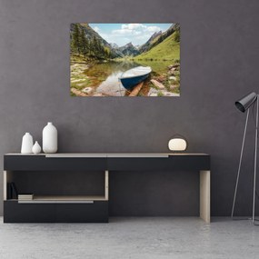 Obraz - Seealpsee, jazero Švajčiarska (90x60 cm)