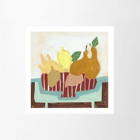 The Poster Club Plagát Sweet Pears by Aliya Abs 50x50