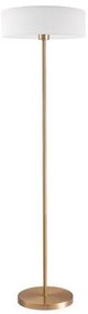 LED stojacia lampa TUNJA 1xE27/20W/230V, priemer 38 cm, zlatá/biela