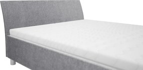 Posteľ Bali 180x200 cm, holubia sivá látka