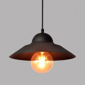 Luster na lanku SORAPIS 1xE27/15W/230V čierna