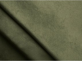 Zelená čalúnená dvojlôžková posteľ s úložným priestorom s roštom 160x200 cm Lemi – Makamii