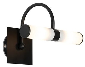 Klasická nástenná lampa do kúpeľne čierna IP44 2-svetlá - Bath Arc