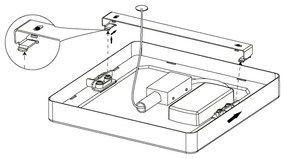 Eglo 99241 - LED stropné svietidlo FUEVA 5 LED/16,5W/230V