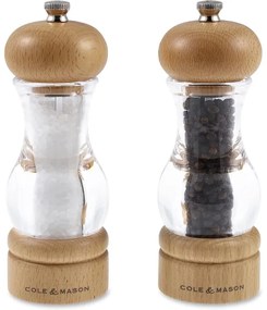 Cole&Mason - Sada mlynčekov na soľ a korenie BEECH 2 ks buk 16,5 cm