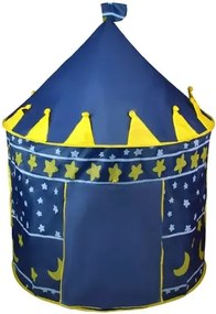 KRUZZEL Detský stan v tvare paláca - Kruzzel - modrý