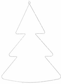 Biela závesná vianočná svetelná dekorácia Liva – Sirius