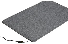 Vykurovací koberec, 60 x 40 cm, sivý