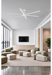 FARO 34206-130-LED Stm. str. vent. ROTTERDAM XXL LED/32W/230V biela pr. 250 cm+DO