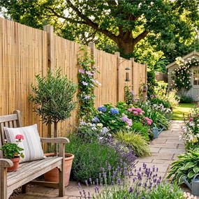 SPRINGOS Bambusová rohož na balkón a plot 1,8 x 5 m – maskovací kryt a zástena GA0229