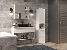 Kúpeľňová skrinka Neltossa 12 (lesk biely). Akcia -23%. Vlastná spoľahlivá doprava až k Vám domov. 1133014