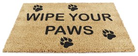 Rohožka z kokosového vlákna 40x60 cm Wipe Your Paws – Artsy Doormats