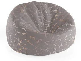 Sablio Sedací vak Cocoon Béžové vzorce - 115 x 75 cm x 45 cm