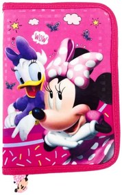 HappySchool - Školský dievčenský peračník / púzdro Minnie Mouse - Disney